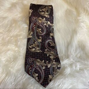 HENRY GRETHEL Men’s Italian Silk Paisley Dress Neck Tie